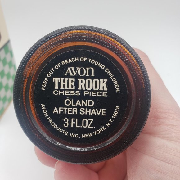 VINTAGE AVON THE ROOK CHESS PIECE~ OLAND AFTER SHAVE ~  Full Bottle 3 FL OZ / BB - Picture 5 of 5